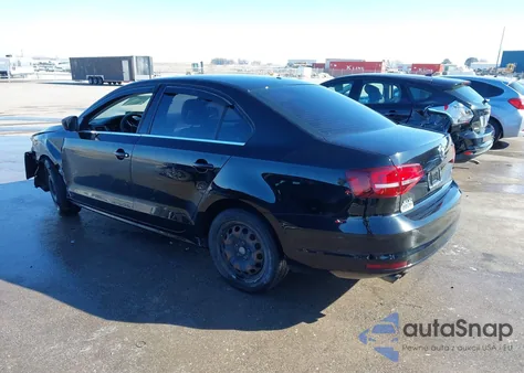 2017 Volkswagen Jetta 1.4T S z USA, uszkodzony, nr VIN 3VW2B7AJ5HM214880